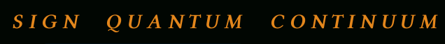 Sign Quantum Continuum - Johann Ge Moll